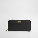 Barbour Birch Leather Purse in Black