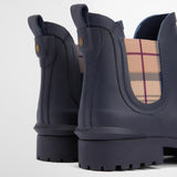 Barbour Women's Wilton Chelsea Wellingtons in Navy/Hessian