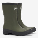 Barbour Women's Banbury Mid-Height Wellington Boot in Olive