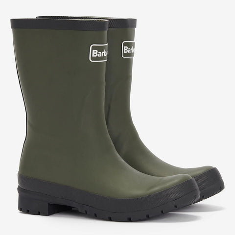 Barbour Women's Banbury Mid-Height Wellington Boot in Olive