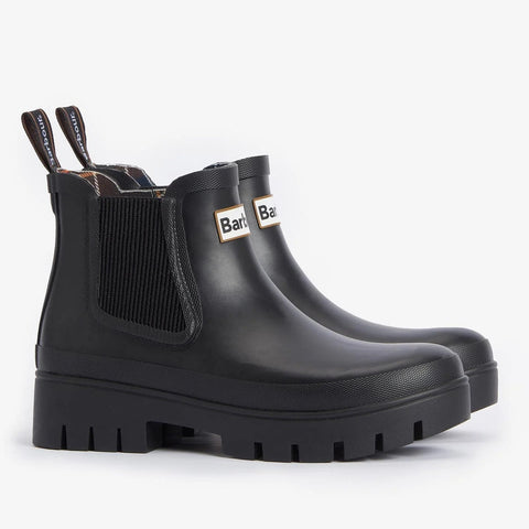 Barbour Women's Halton Ankle Wellingtons in Black
