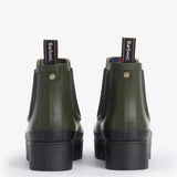 Barbour Women's Halton Ankle Wellingtons in Olive/Black
