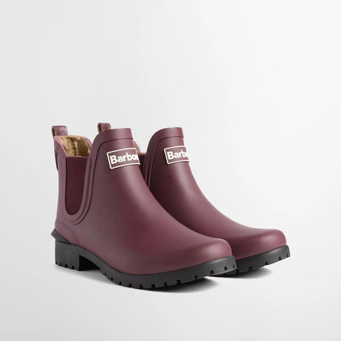 Barbour Women's Kirkton Ankle Wellingtons in Fig