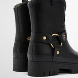 Barbour Women's Elley Harness Wellington Boot in Black