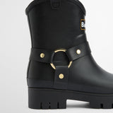 Barbour Women's Elley Harness Wellington Boot in Black