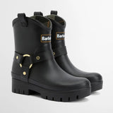 Barbour Women's Elley Harness Wellington Boot in Black
