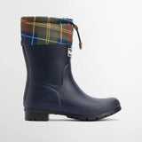 Barbour Women's Mowbray Wellingtons in Navy/Classic Tartan