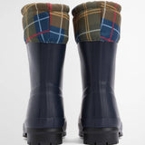 Barbour Women's Mowbray Wellingtons in Navy/Classic Tartan