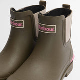 Barbour Women's Abbeyfield Packable Ankle Wellington Boots in Olive