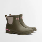 Barbour Women's Abbeyfield Packable Ankle Wellington Boots in Olive