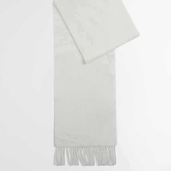 Barbour Lambswool Scarf in Cream