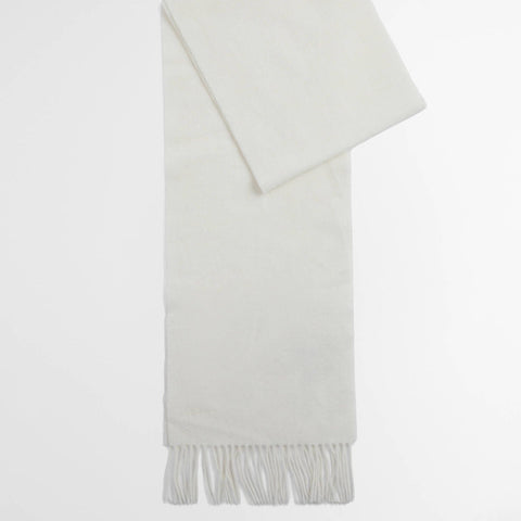 Barbour Lambswool Scarf in Cream