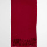 Barbour Lambswool Scarf in Wine