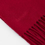 Barbour Lambswool Scarf in Wine