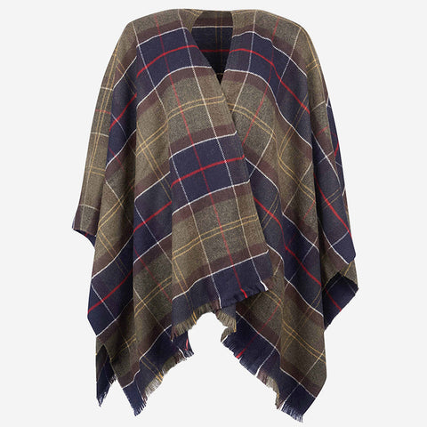 Barbour Staffin Tartan Serape in Classic Tartan