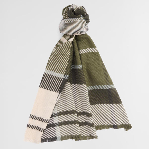 Barbour Blair Tartan Scarf in Ancient Loden