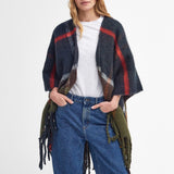 Barbour Women's Isla Boucle Serape in Classic Tartan