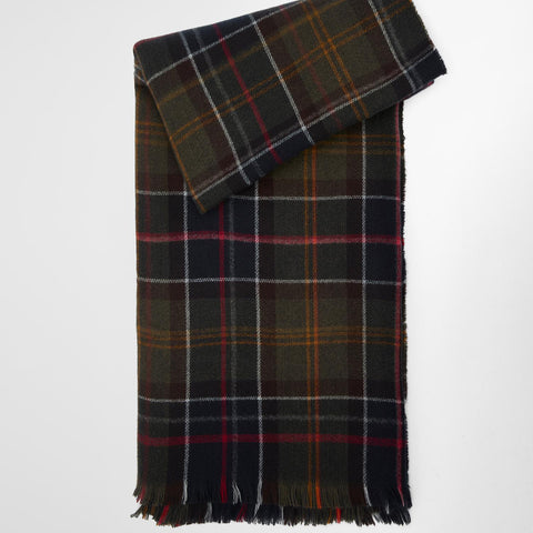 Barbour Montieth Serape in Classic Tartan