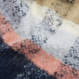 Barbour Rawson Scarf in Navy/Pink Rust