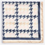 Barbour Houndstooth Printed Head/Neck Scarf in Primrose Hessian