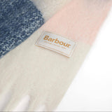 Barbour Women's Marie Scarf in Navy/Blush Pink