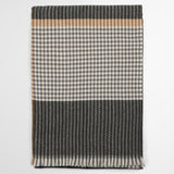 Barbour Melody Check Scarf in Charcoal