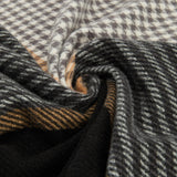 Barbour Melody Check Scarf in Charcoal