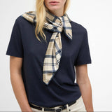 Barbour Kinsale Head/Neck Scarf in Dress Indigo Tartan