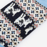 Barbour Women's Terrier Fairisle Socks in Navy/Pink