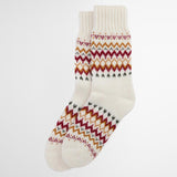 Barbour Women's Kingsford Fair Isle Socks in Cloud