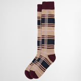 Barbour Women's Wellington Socks in Gardenia Tartan