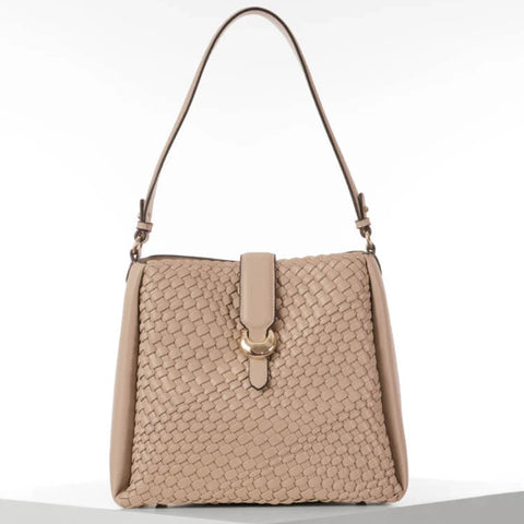 Luella Grey Flora Weave Hobo in Mushroom