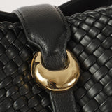 Luella Grey Maggie Weave Tote in Black