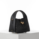 Luella Grey Maggie Weave Tote in Black