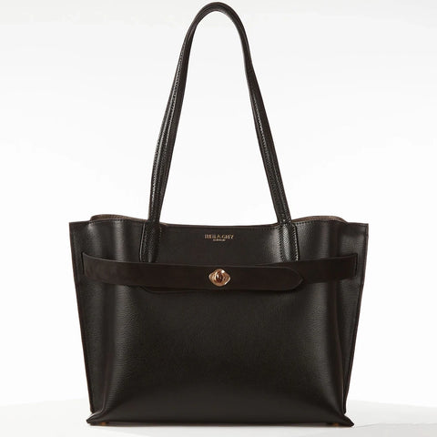 Luella Grey Oriana Laptop Tote in Black