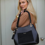 Luella Grey Sienna Hobo Tote in Black