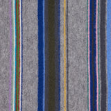 Paul Smith Men's Merino Wool Multistripe Scarf in Grey