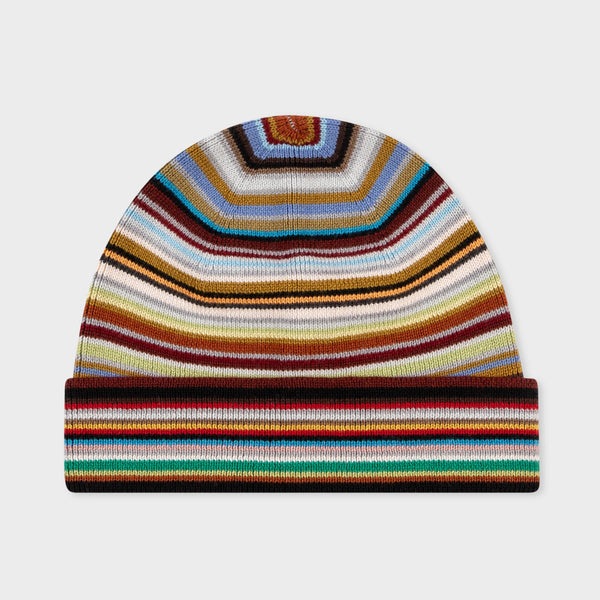 Paul Smith - Men's Signature Stripe Beanie Hat