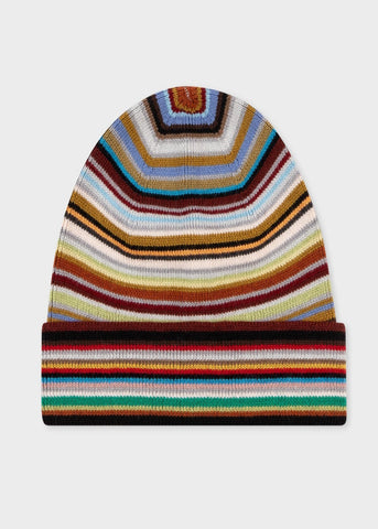 Paul Smith - Men's Beanie Signature Stripe Multicolour