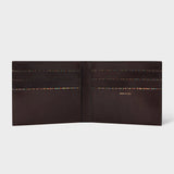 Paul Smith - Men's Compact Billfold Leather Wallet in Dark Brown