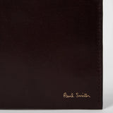 Paul Smith Men's Compact Billfold Leather Wallet in Dark Brown