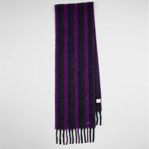 Paul Smith - Men's Scarf PS Cozzy Stripe Purples