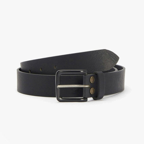 Barbour Men's Double Rivet Belt in Black