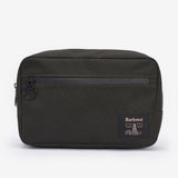 Barbour Field Washbag in Olive/Black