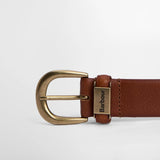 Barbour Men's Clyde Leather Belt in Brown