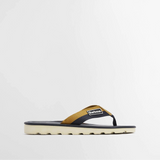 Barbour Men's Harker Toe-post Sandal in Navy/Ochre