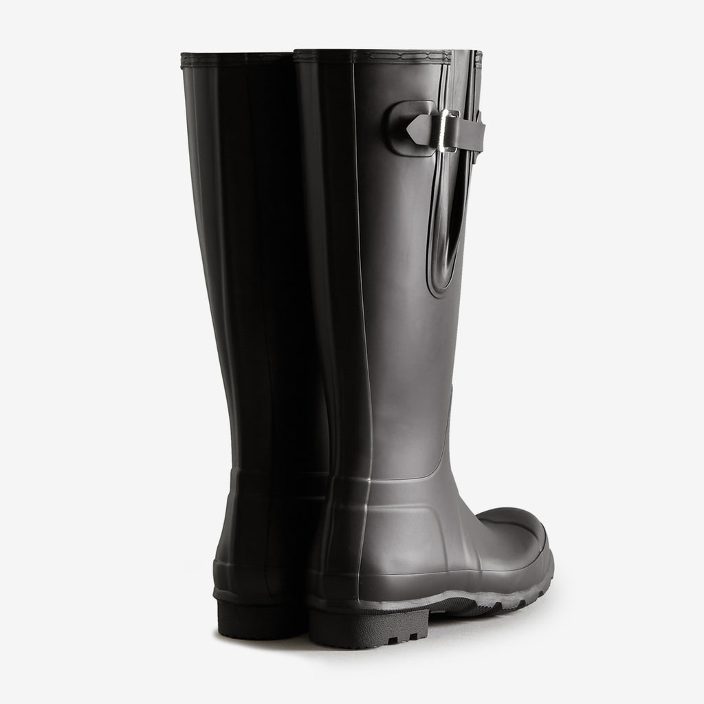 Hunter Men's Tall Side Adjustable Wellington Boots in Black – Sinclairs ...