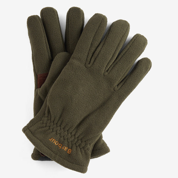 Barbour Men's Coalford Fleece Gloves in Olive