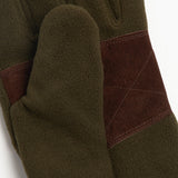 Barbour Men's Coalford Fleece Gloves in Olive