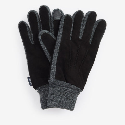 Barbour Men's Magnus Gloves in Black/Grey